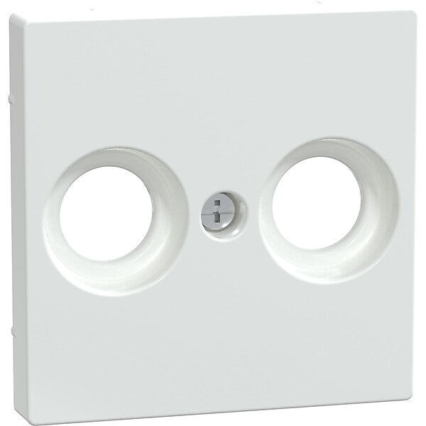 Merten Zentralplatte aws/gl für Antennendose MEG4122-0325